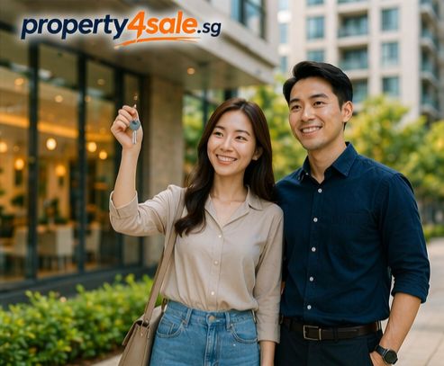 Modern interior of a Singapore condominium available for rent